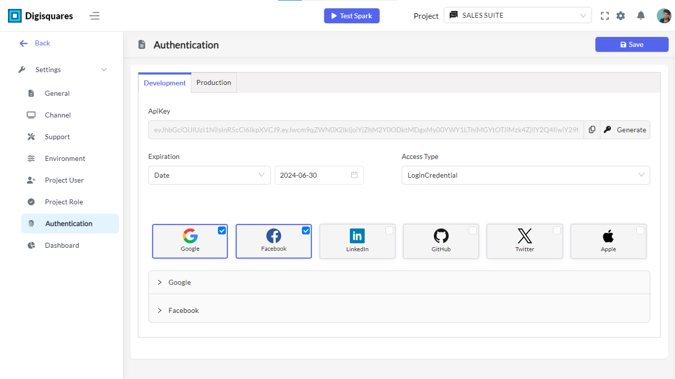 Authentication for Copilot Application