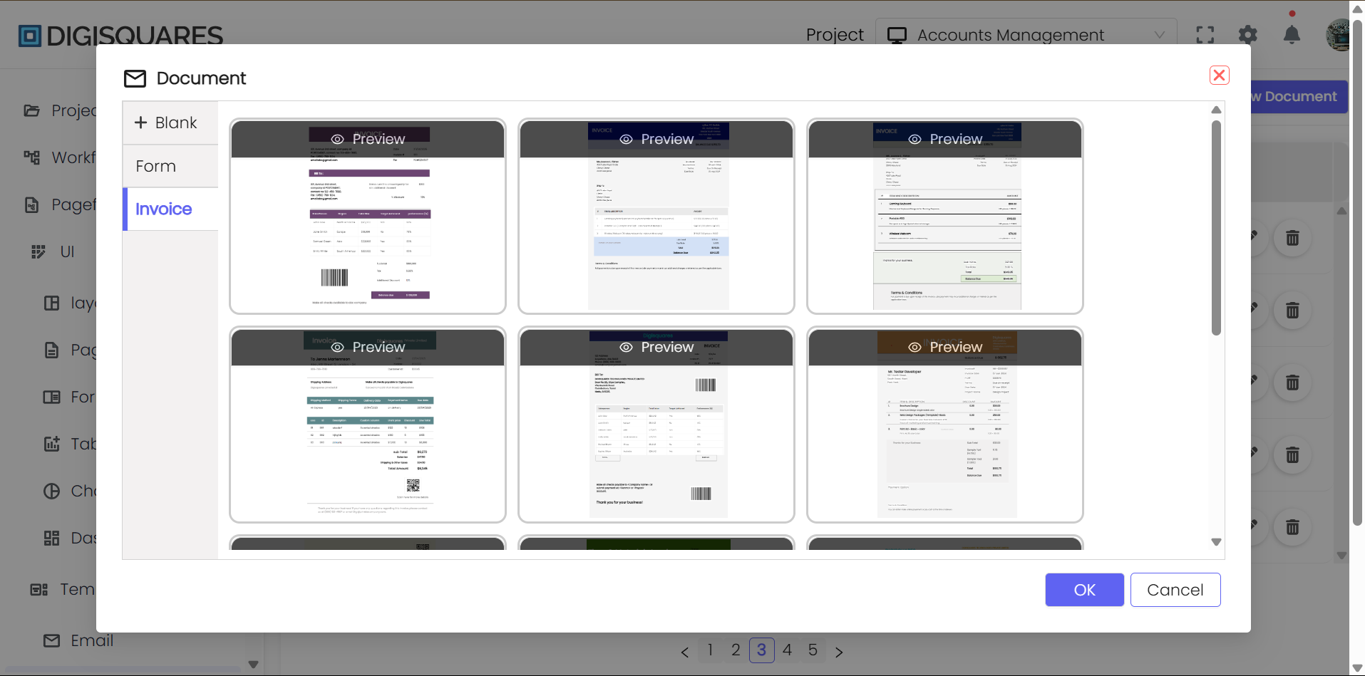 Document Invoice Template 
