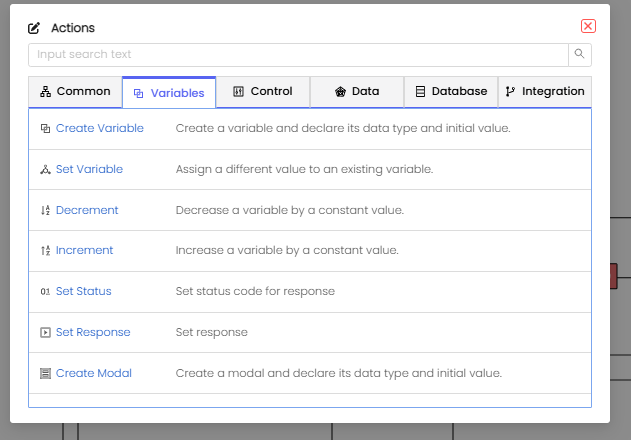 Variable Interface